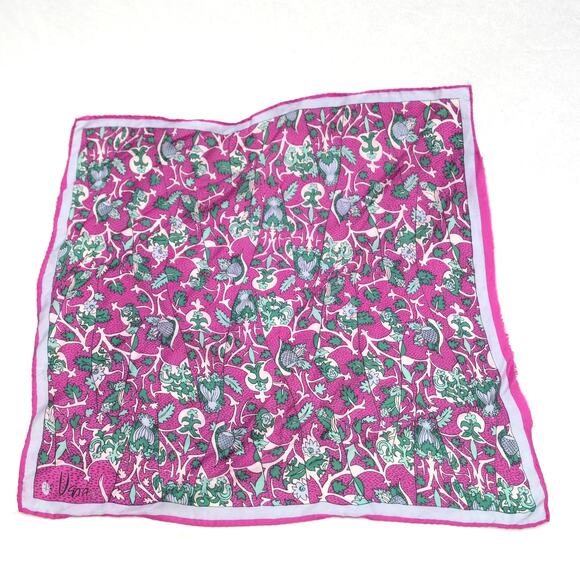 Vera Neumann 100% Silk Square Scarf - Picture 2 of 8